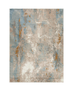 Emery Blue Abstract Rug