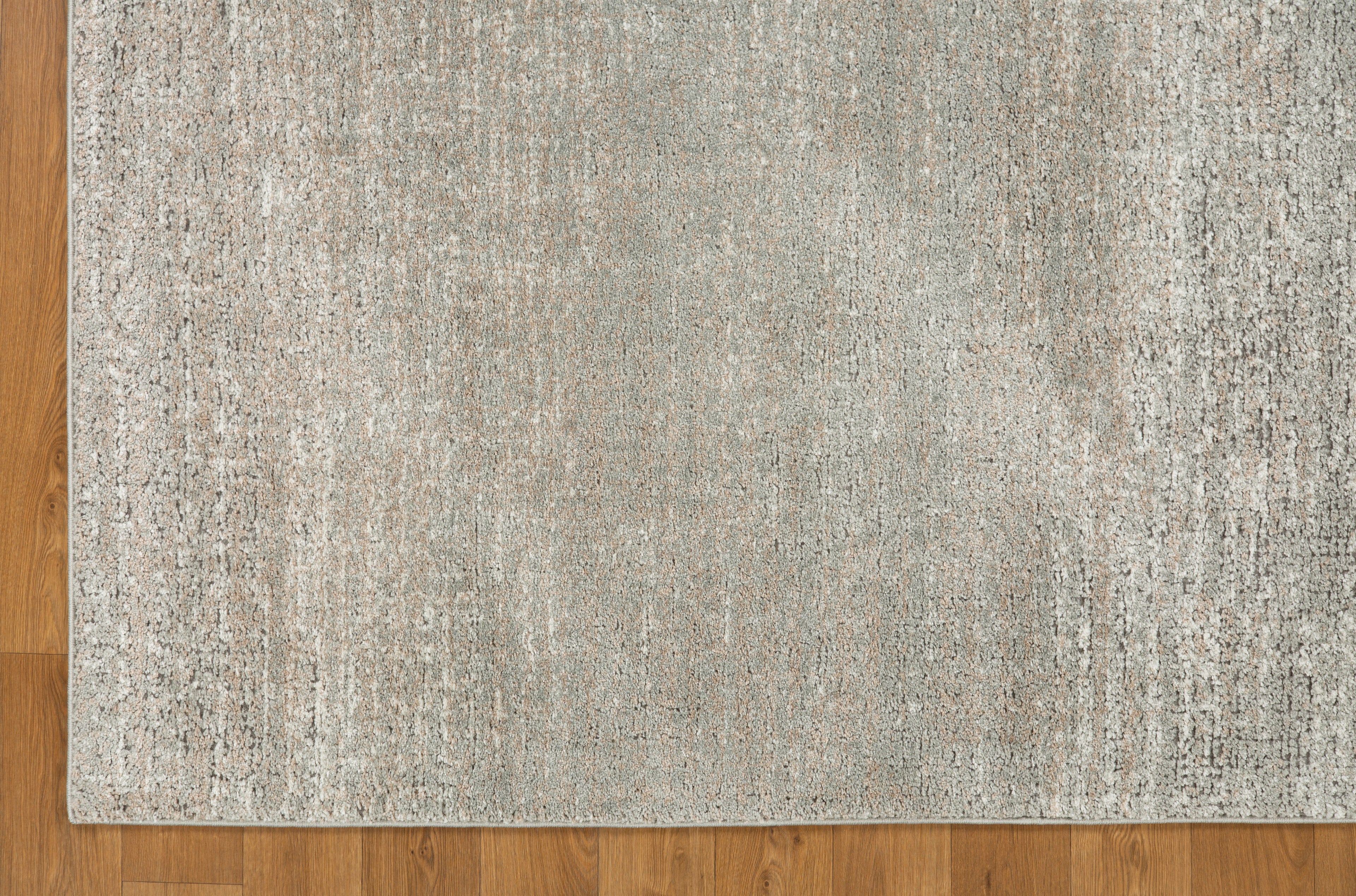 Neutral beige textured area rug with subtle geometric pattern and soft finish
