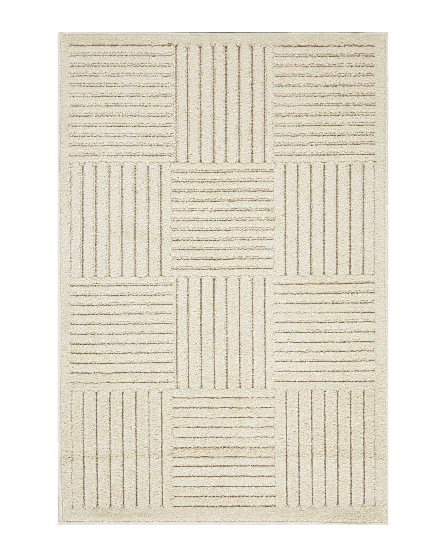 Kiara Checkered Textured Rug