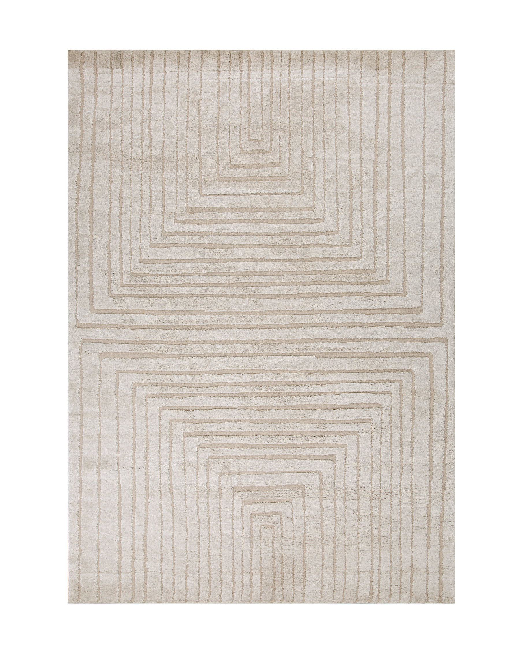 Ascent Geometric Lined Rug