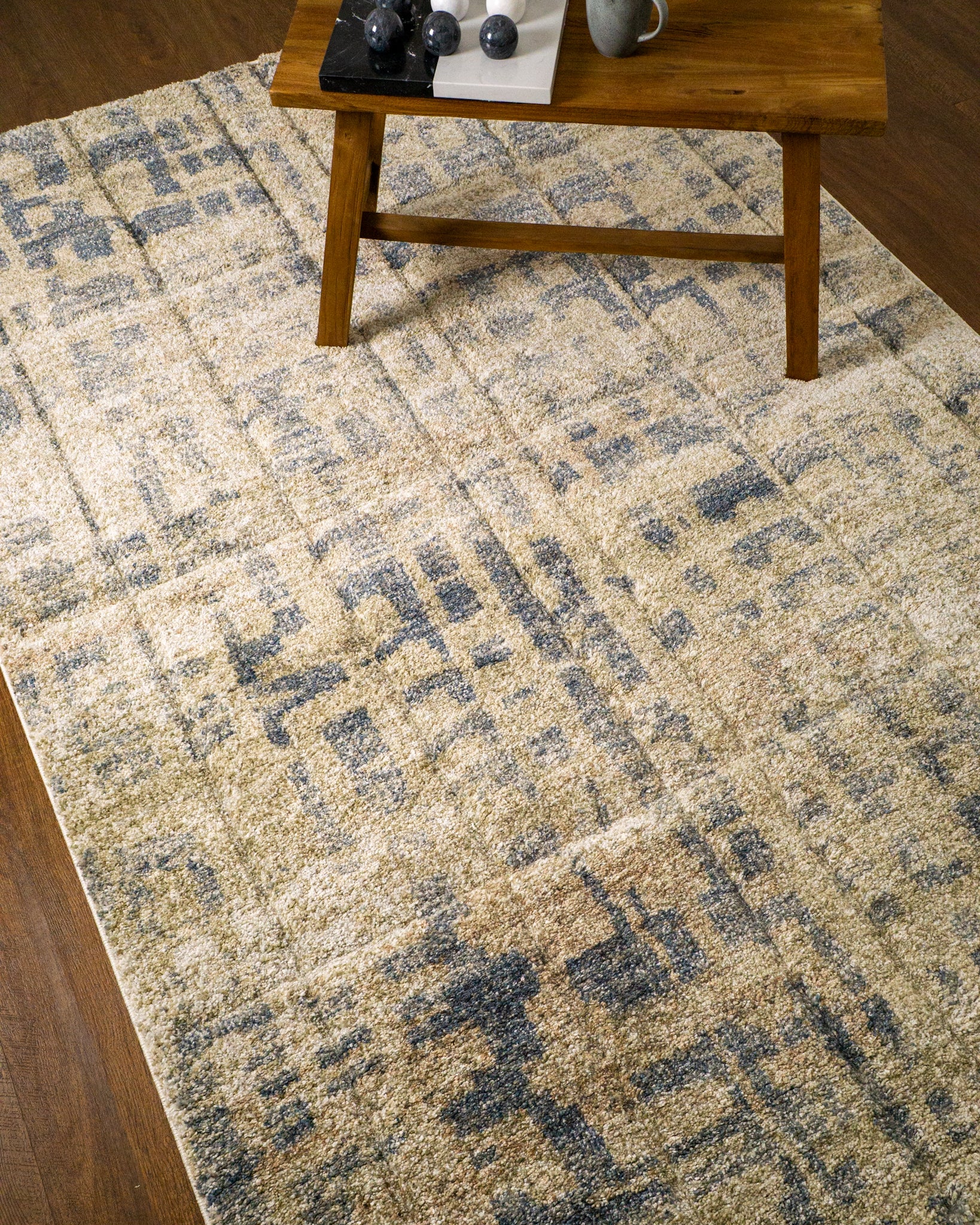 Sterling Mosaic Abstract Rug