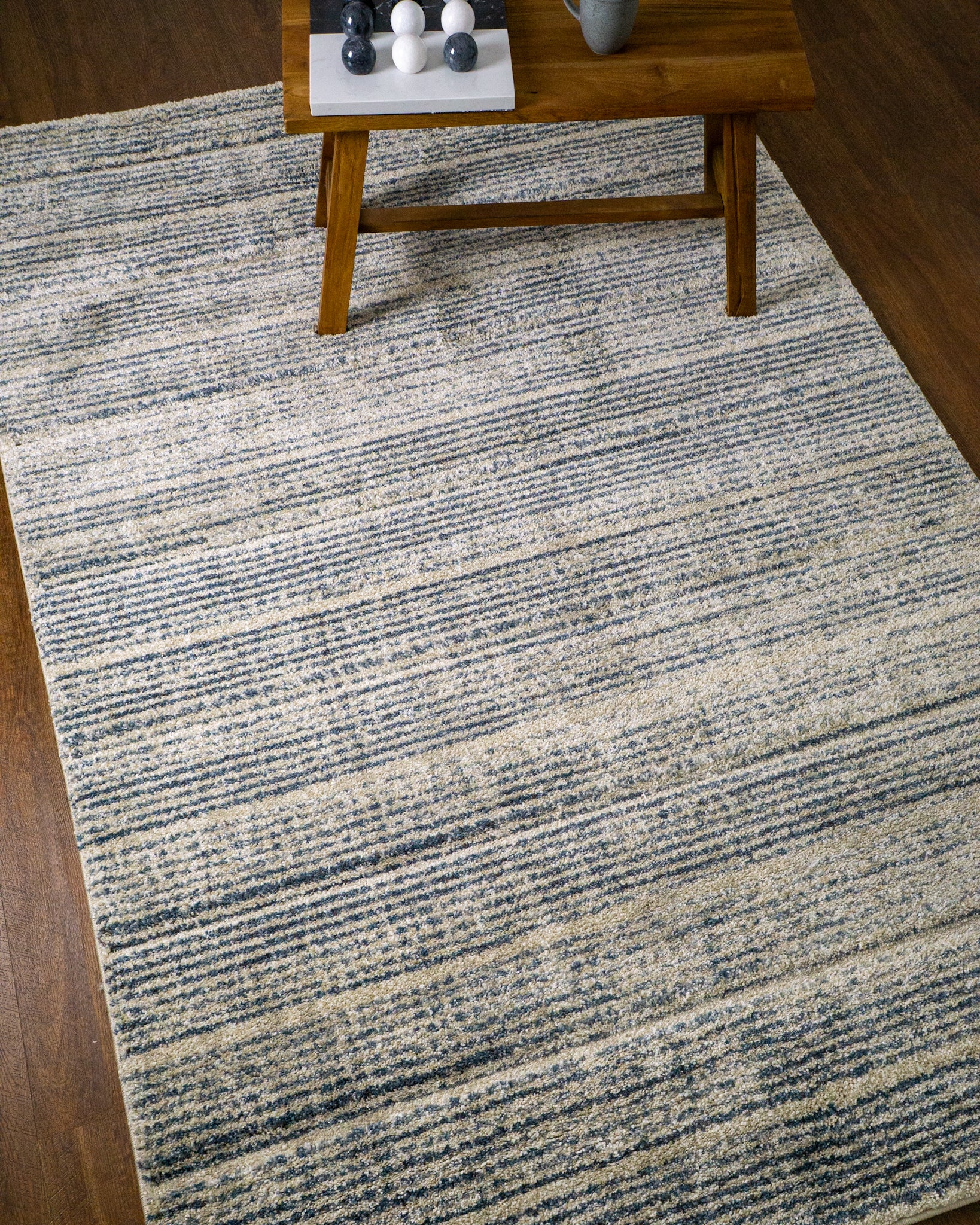 Sterling Abstract Line Rug