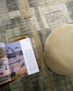 Sterling Patchwork Abstract Rug