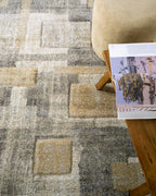 Sterling Patchwork Abstract Rug