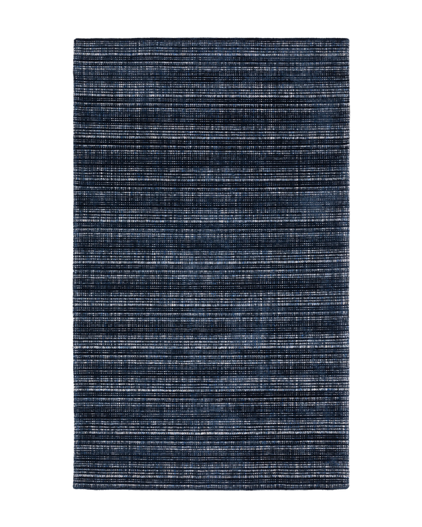 Hugo Striped Viscose Blend Modern Rug