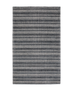 Hugo Striped Viscose Blend Modern Rug