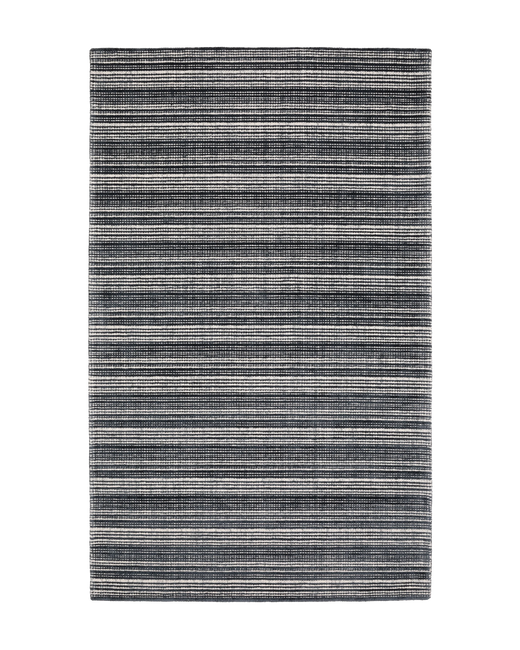 Hugo Striped Viscose Blend Modern Rug Sample