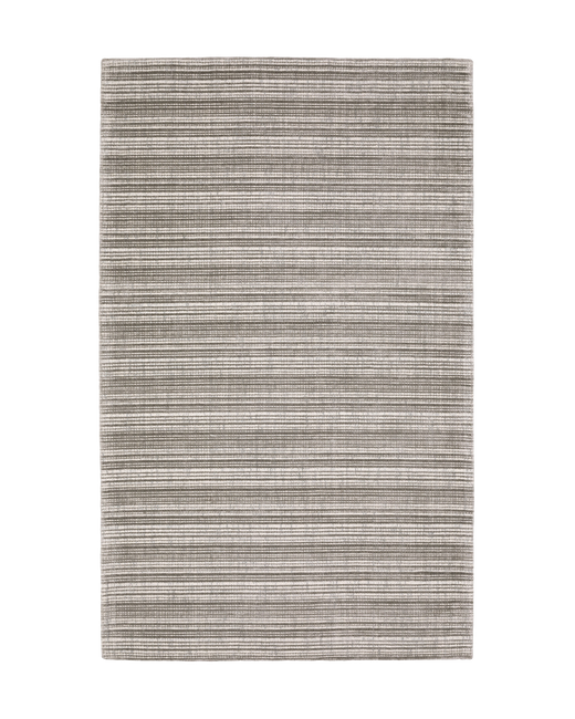 Hugo Striped Viscose Blend Modern Rug Sample