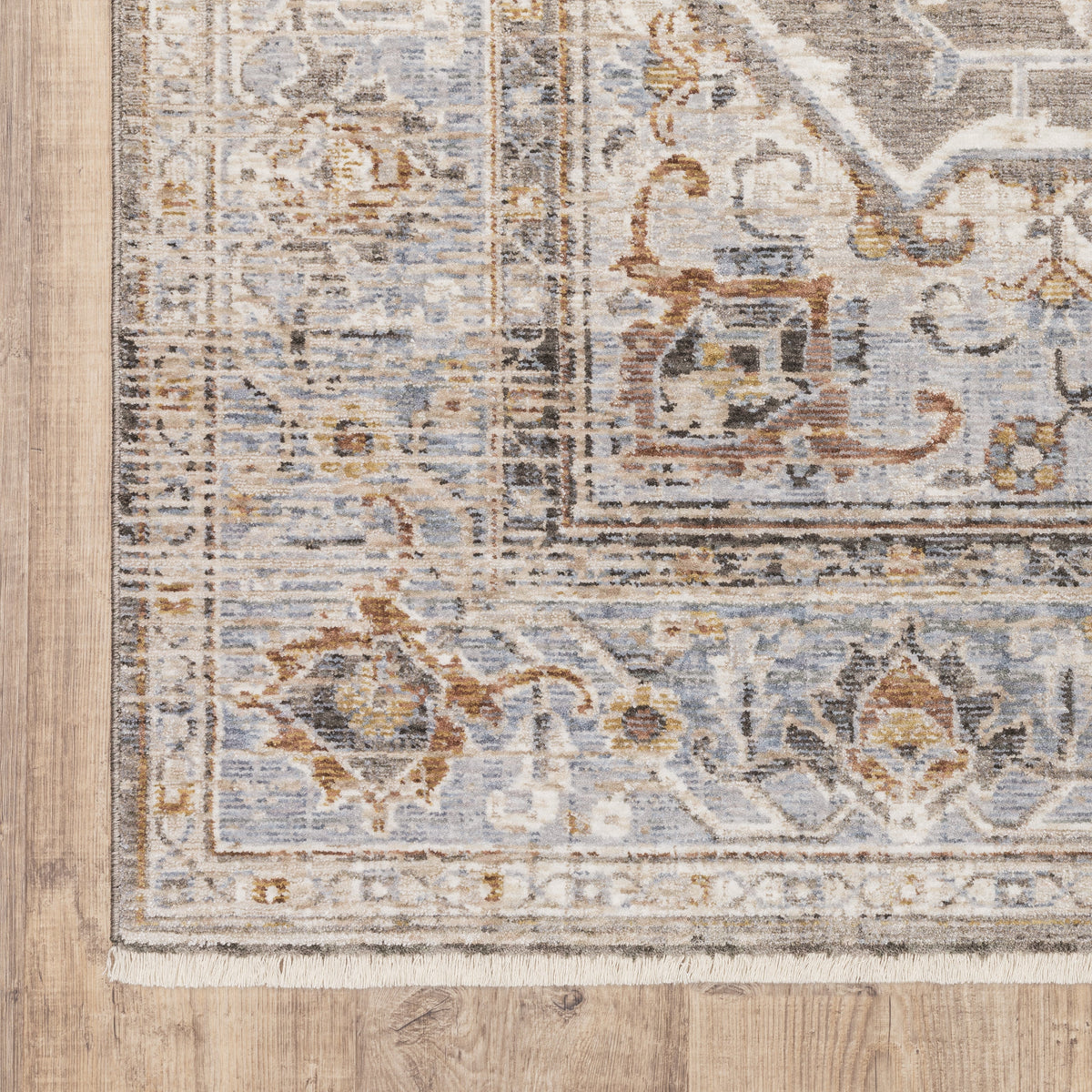 Maharaja Bordered Medallion Traditional Rug