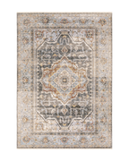Maharaja Bordered Medallion Traditional Rug