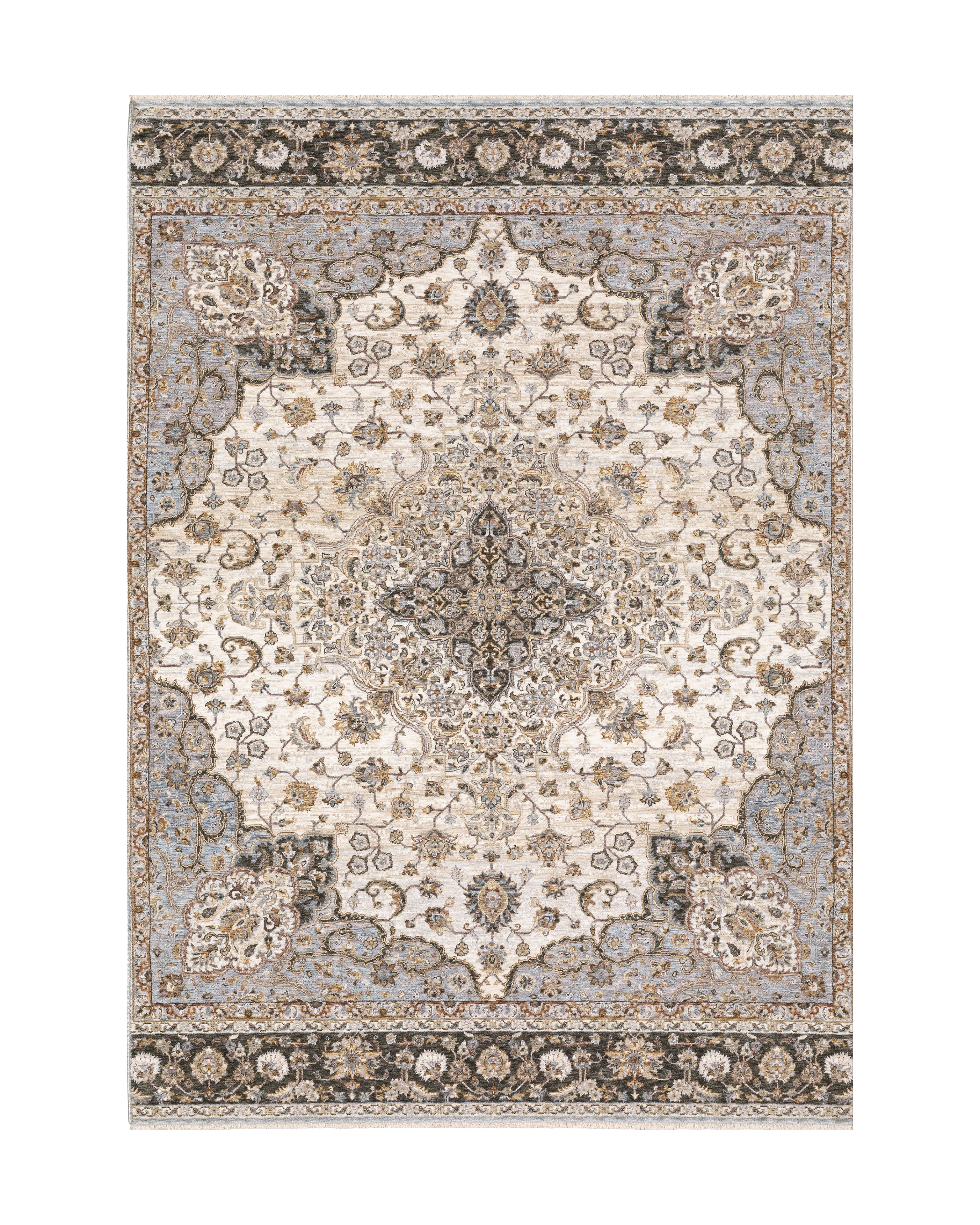 Maharaja Vintage Diamond Medallion Rug