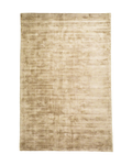 Amara viscose hand-loomed area rug in Shell Beige, full rug view