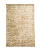 Amara viscose hand-loomed area rug in Shell Beige, full rug view