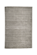 Soft grey velvet rug with subtle texture and neutral tone, rectangular shape