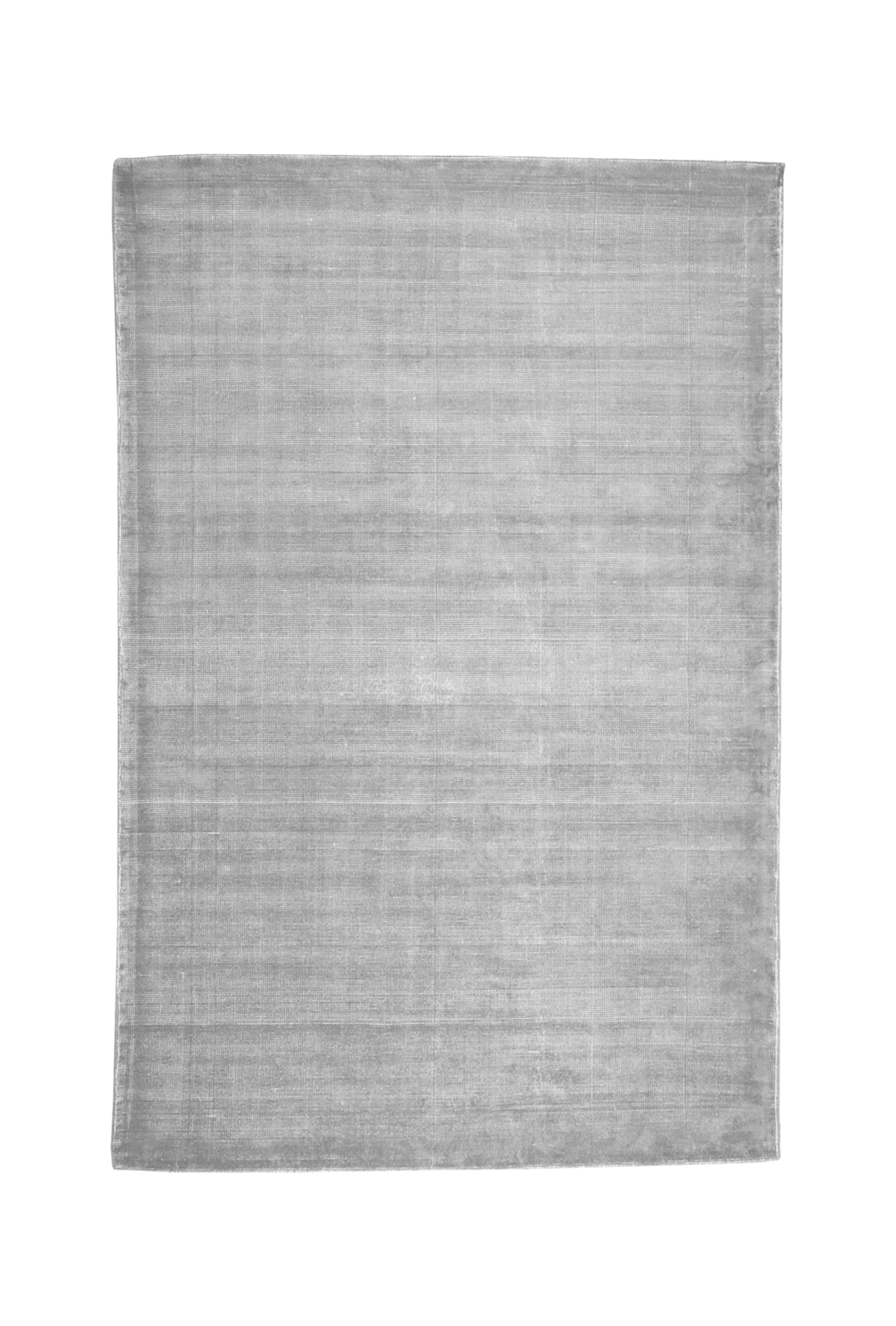 Soft gray wool area rug with subtle texture and natural weave pattern