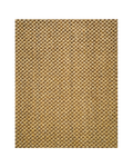 Natural woven jute rug with tight diagonal weave texture in tan and beige tones