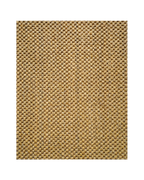 Natural woven jute rug with tight diagonal weave texture in tan and beige tones