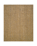 Beige woven sisal rug with diagonal ribbed texture pattern