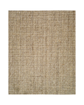 Natural woven texture rug with neutral tan and beige tones in flat weave style