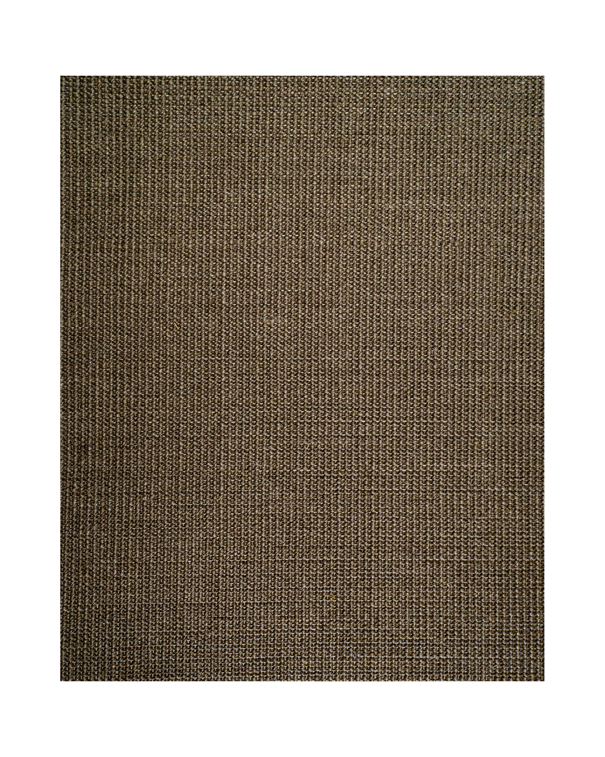 Olive green textured wool rug with tight woven pattern in neutral tone