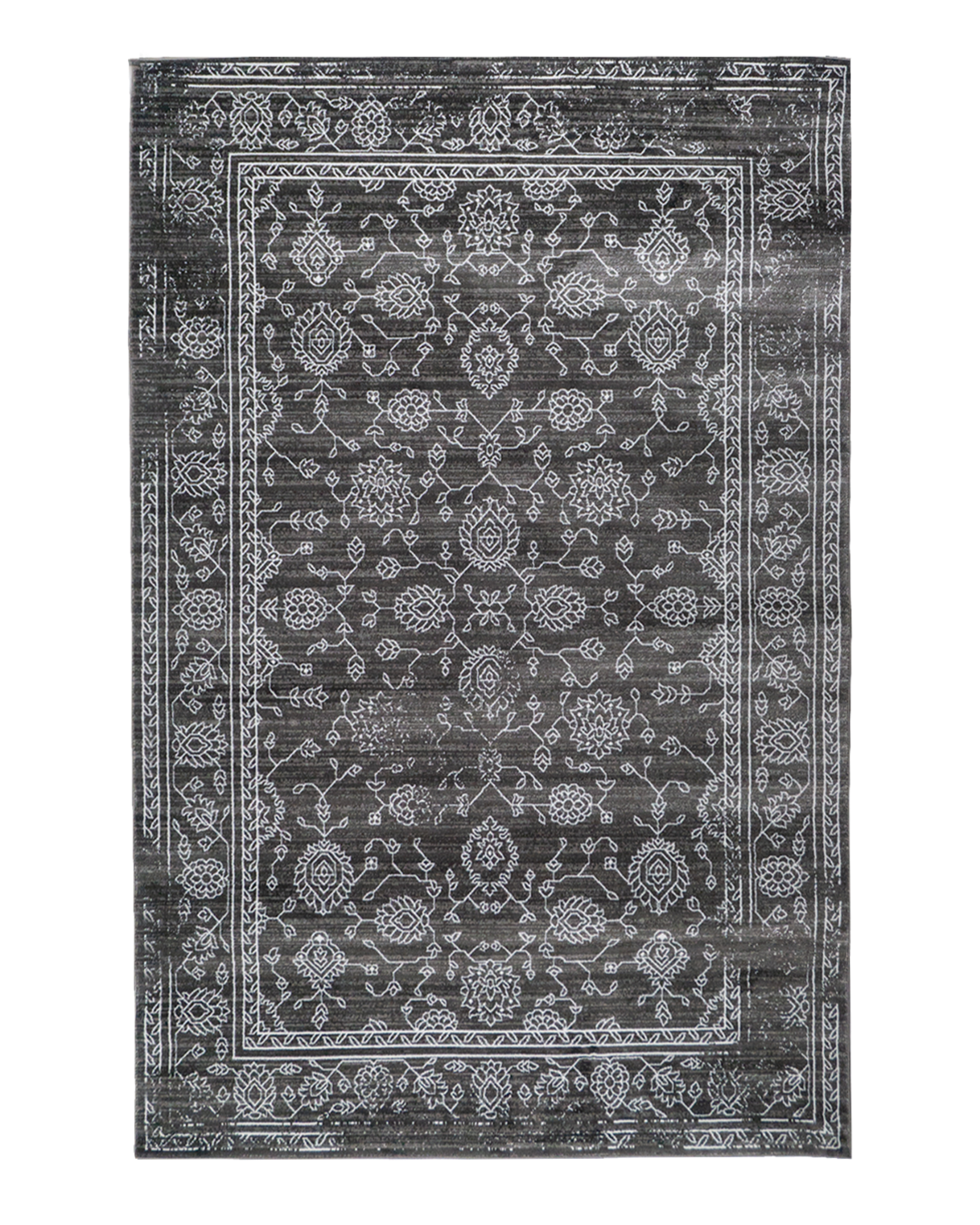 Fides Vintage Bordered Floral Rug