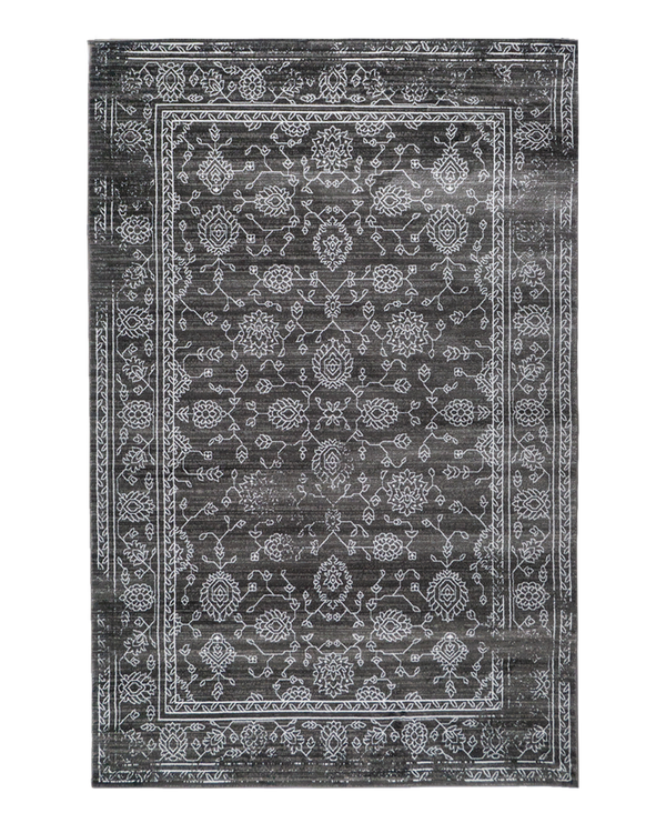 Fides Vintage Bordered Floral Rug