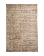 Amara viscose hand-loomed area rug in Dark Brown, full rug view