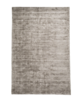 Amara viscose hand-loomed area rug in Dusk Grey, full rug view