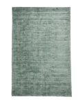 Amara viscose hand-loomed area rug in Evergreen, full rug view